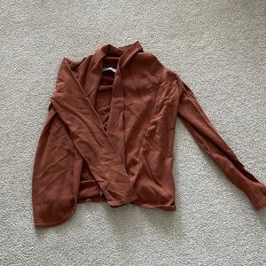 Brown cardigan